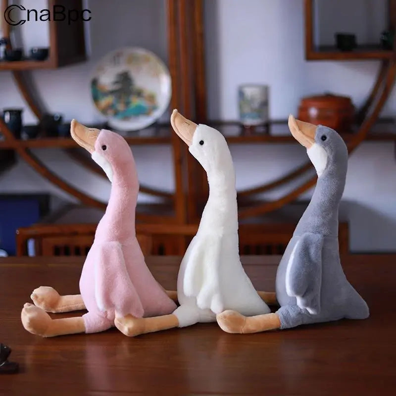 35cm Cute Long Neck Goose Stuffed Plush Doll Soft Stuffed Dolls Plushie Animals Toys For Kids Baby Children Birthday Gifts