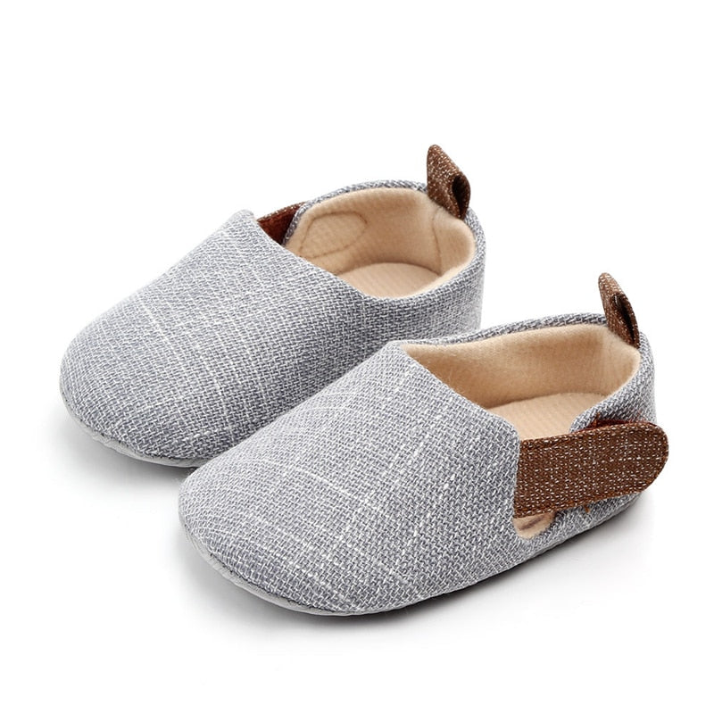 Baby Boy Shoes Infant Soft First Walkers Toddler Kids Nonslip Indoor Outdoor Shoes Spring Autumn Cotton Fabric Prewalkers