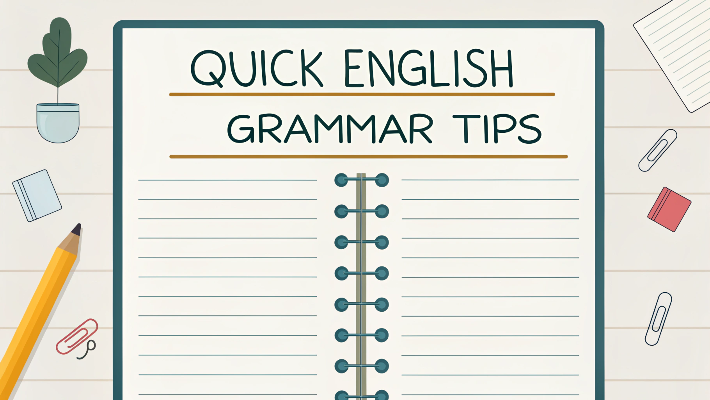 Quick English Grammar Tips